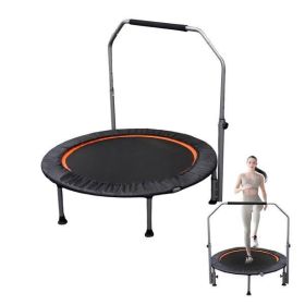 40 Inch Fitness Rebounder Trampoline for Adults, Indoor Exercise Trampoline with Safety Pad Max. Load 300 LBS for Gym Living Room Yoga Room 40 Inch Fitness Rebounder Trampoline for Adults, Indoor Exercise Trampoline with Safety Pad Max. Load 300 LBS for Gym Living Room Yoga Room